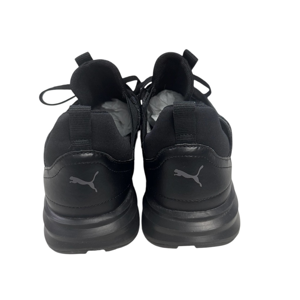 PUMA Men’s Enzo Beta Black Lace Up Sneakers Size  10.5 - Picture 4 of 7